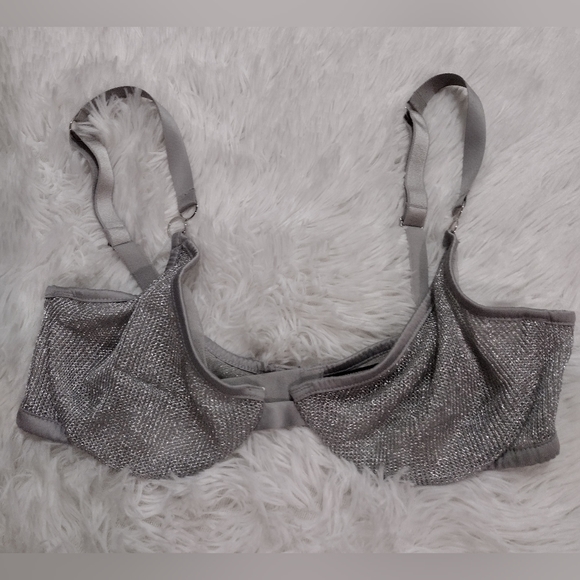 Victoria's Secret Other - Victoria's Secret Silver Metallic Limited edition 💎 Demi Bra 32D
